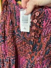 Torrid 2x NWT Tunic/Cam Top Multi Color Paisley Print picture