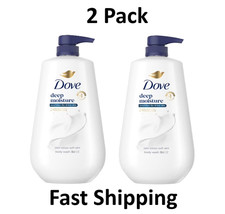 Dove Body Wash Deep Moisture for 24hr Lotion-Soft Skin Moisturizing 30.6 oz 2 Pk picture