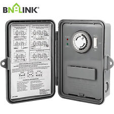 BN-LINK Pool Pump Timer Outdoor Timer Box, Heavy Duty 24Hr Programmable For Pool picture