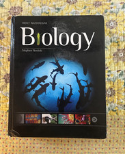 Holt McDougal Biology High School Textbook Stephen Nowicki 2010 Hardcover picture
