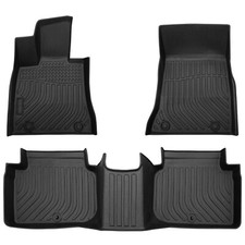 Floor Mats 2 Rows Liner Carpets For 2021-2024 Genesis G80 TPE Rubber All Weather picture