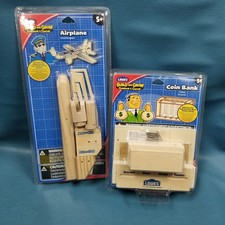 2 Sealed Discontinued Lowe’s Build + Grow Kits Airplane & Coin Bank  picture
