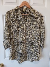 TALBOTS Womens Polyesgter Size 8 Button Top Casual Career Everyday Classic 8 picture
