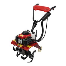 63cc 4-Stroke Gas Power Mini Tiller Cultivator Clearance for Lawn Garden Field picture