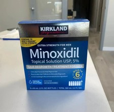 Kirkland Minoxidil 5% Extra Strength Men 6 Month Supply Hair Regrowth picture