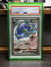 2021 Pokemon Evolving Skies Rayquaza V Alt Art #194 PSA 10 picture