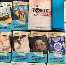  Toxic Ex-Files Card Game Metallic Edges Matte Finish Box Included picture