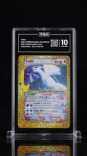 💎TAG GEM MINT 10 CRYSTAL LUGIA  30th CELEBRATION  SECRET RARE 149/147💎 picture