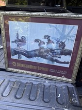 Southeastern Wildlife Exposition 1993 Wood Ducks Miss Scarlett Very Nice Piece  picture