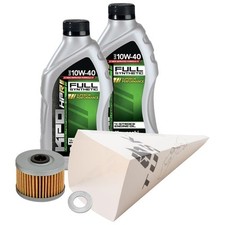 Tusk 4-Stroke Oil Change Kit Kawasaki KPO Full Synthetic 10W-40 KLX300/230/KX450 picture