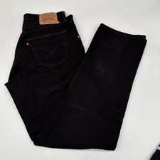 Vintage Y2K Levi’s 501 W34 X L32 Black 066 Button Fly Guatemala Unworn picture
