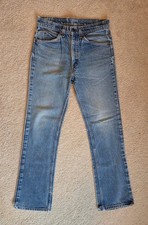 Vtg Levi's 517 Orange Tab Bootcut Jeans 31x32 USA Made Western Grunge Distressed picture