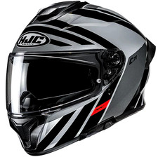 HJC C71 Faber SunShield Motorcycle Helmet Gray XS S M L XL 2X Sunscreen DOT BK picture