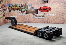 1:14 Scale Lowboy Trailer compatible with Tamiya RC Trucks DIY Unassembled Kit picture