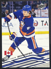 Matthew Schaefer SSP Country Logo Variation Upper Deck Series 1 2026-27 CASE HIT picture