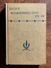 VTG 1899 Ovid’s The Metamorphoses Vol II Books VIII-XV Henry Riley Hardcover picture