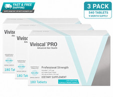 3X VIVISCAL PRO Professional Hair Growth Tablets / 9 Month Supply / Exp.11/2027 picture