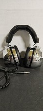 VTG 60s Dynatronics MD-300vm Chrome Headphones Tested/W Amp WOW Works Great... picture