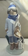 Lladro Figurine - Boy with Dog 