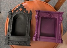 Target Bullseye 2026 Halloween Gothic Fireplace & Cathedral Display Set of 2 NWT picture