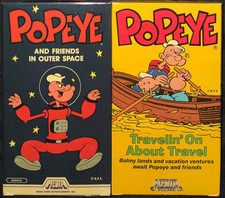 Popeye Vintage VHS Lot 1984 Media Home Entertainment M325/M330 SOLD As-Is READ picture