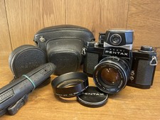 *Rare Black : Near Mint* Pentax S2 Late Model Camera Super Takumar 55mm F/1.8 JP picture