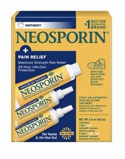 Neosporin Antibiotic+Pain Relief Ointment 3 pack 1 x 1 oz , 2 x 0.5 oz picture