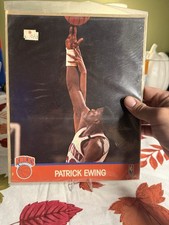 Vintage1989NBA Hoops Action Photos Patrick Ewing NewYork Knicks Sealed Pack 8x10 picture