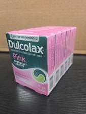 6 Packs x 25 Tablets each = 150 Dulcolax Pink Stimulant Laxative EXP 6/27 picture