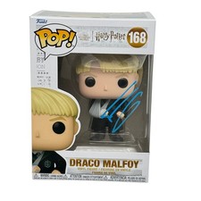 Tom Felton Signed Draco Malfoy Harry Potter Funko Pop 168 - Beckett Autograph picture