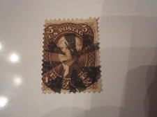 1866 U.S. STAMP SCOTT# 76 - FIVE CENT STAMP - FANCY CANCEL picture