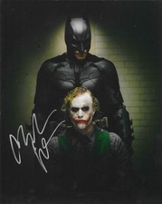CHRISTIAN BALE BATMAN HAND-SIGNED MOVIE PHOTO – BECKETT BAS AUTHENTICATED picture