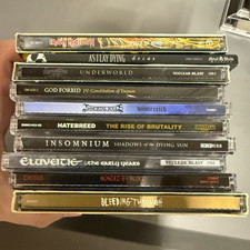 Heavy metal cd lot. Maiden symphony x Hatebreed god forbid immortal souls picture