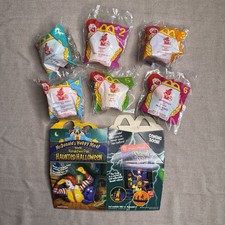 McDonald's 1998 Ronald McDonaldland Haunted Halloween Happy Meal Set 6 Sealed picture