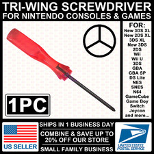 Tri-Wing Screwdriver Tool For Nintendo Console/Games 3DS/2DS/XL/DS/Lite/GBA/SP picture