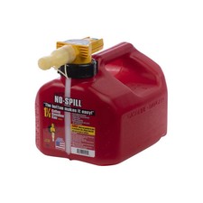 No-Spill 1.25-Gallon Gas Can Red with ViewStripe Stripe picture