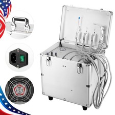 Portable Dental Delivery Turbine Unit with Compressor Suction Triplex Syringe picture