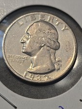 1932-P BRILLIANT UNCIRCULATED KEY DATE U.S. WASHINGTON QUARTER picture