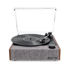 Victrola VTA-74-WLN Eastwood II 3-Speed Bluetooth Record Player W/Audio-Technica picture