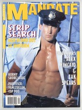 Mandate 1997 Zak Spears, Alex Kincaid 100pgs Men In Uniform Gay Magazine M39528 picture