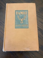 1929 Bambi A Life in the Woods by Felix Salten Ill KurtWiese Grosset&Dunlap Book picture