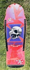 1987 Powell Peralta Tony Hawk Chicken Skull Skateboard Deck OG Survivor –XT Pink picture