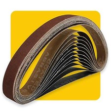 1x30 1 x 30 inch Sanding Belt Pack 1-Inch x 30-Inch12 Pcs4 Each of 80 120 150... picture