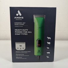 New Andis UltraEdge AGC2 Super 2-Speed Dog Cat Pet Grooming Clipper 24715 Green picture