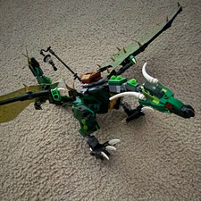 LEGO NINJAGO Rebooted 70593 The Green NRG Dragon 567pcs W/ Instructions Box picture