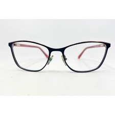 Karen Kane Eyeglasses Womens Black Pink Farro Cat Eye Frames 51-16-135 picture