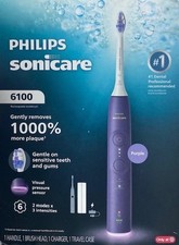 Philips Sonicare 6100 Rechargeable Electric Toothbrush - Purple picture
