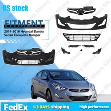 For 2014-2016 Hyundai Elantra Sedan KR Built Model Only Complete Bumper Cover picture
