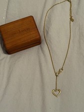 James Avery 14k Gold Infinite Love Necklace 18-20” picture