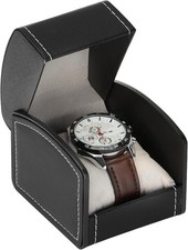Luxury Single Watch Gift Box with Removable Pillow, PU Leather Single Watch Case picture